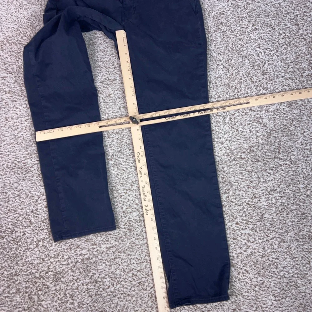 Levis 511 Pants Mens 32x32 Navy Blue Slim Fit Casual Cotton Blend Chinos Office